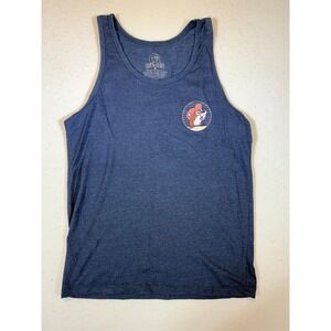 Buc-ees Good Vibes Beaver Bay Surfboard Graphic Tank Top Men's Size Medium